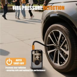 Portable Air Pump Wireless Car Tire Inflator Electric Air Compressor LCD Display Air Injector for Bike Car Motorcycle Tyre Ball