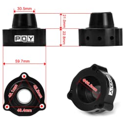 PQY - Blow Off VALVE Adaptor for VAG FSiT TFSi Bov Adapter For Audi A3 1.4 1.8 2.0 TSI/FSTi Turbo