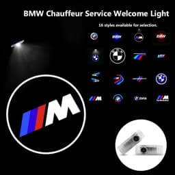 High-definition welcome projection light for car doors For BMW X1 X2 X3 X4 X5 1 2 3 4 5 6 Series F10 F30 F01 F25 F15 E87 E90 E91