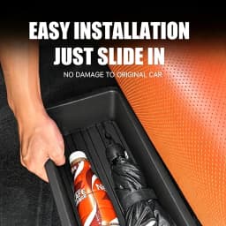Under Seat Storage Box Universal Car Seat Bottom Organizer Box Removable Storage Box Gadget Case Universal Accessories