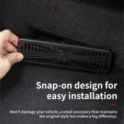 Car Under Seat Vent Cover Protector for Tesla Model YJuniper & YL 2025 2026, Rear Air Conditioner Outlet Grill Cover Accessories