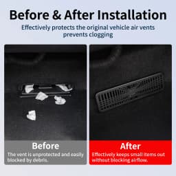 Car Under Seat Vent Cover Protector for Tesla Model YJuniper & YL 2025 2026, Rear Air Conditioner Outlet Grill Cover Accessories