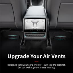Car Under Seat Vent Cover Protector for Tesla Model YJuniper & YL 2025 2026, Rear Air Conditioner Outlet Grill Cover Accessories
