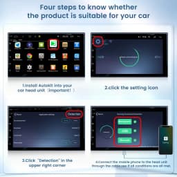 Carlinkit Wireless CarPlay Activator & Android Auto Wired USB Dongle AI Box for Android Radio Unit Bluetooth Charger Mirrorlink