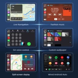 Carlinkit Wireless CarPlay Activator & Android Auto Wired USB Dongle AI Box for Android Radio Unit Bluetooth Charger Mirrorlink