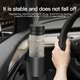 Car Door Cup Holder For Tesla Model 3 Y Highland Juniper 2025 2026 4Pcs Water Cup Bottle Drink Storage Box Rack Car Accessories