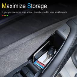 Door Organizer Tray for Tesla Model Y Juniper Model 3 YL 2026 2025 Door Side Storage Box Door Handle Insert Travel Accessories