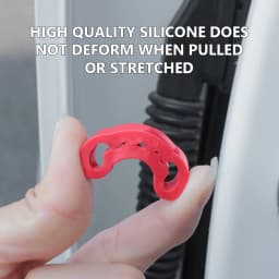 Universal Car Door Lock Damper Buffer Pad Soundproof Elastic Silicone Seals Auto Door Closing Shock Absorber Gasket Accessories