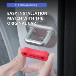 Universal Car Door Lock Damper Buffer Pad Soundproof Elastic Silicone Seals Auto Door Closing Shock Absorber Gasket Accessories