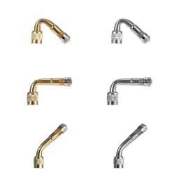 19/27/39mm 45 90 135 Degree Brass Angle Bent Valve Adaptor Tyre Tube Valve Extension Adapter Cap for Truck Car Moto Bike