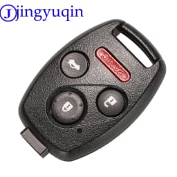 jingyuqin With Rubber Pad Car Key Remote Fob Cover For Honda Accord CRV Pilot Civic 2003 2007 2008 2009 2010 2011 2012 2013