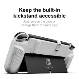 Savage Raven by Skull & Co. NeoGrip Protective Case with Replaceable Ergonomic Grip for Nintendo Switch/OLED