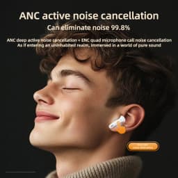 Lenovo LE253 Wireless Bluetooth 6.0 Headphones TWS HiFi Sound ANC Noise Reduction Earphones Gaming Sports Earbuds With Mic New