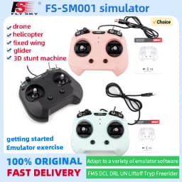 FLYSKY FS-SM001 Simulator for Newcomers 8CH/6CH Support for DRL Liftoff DCL Freerider APD And More Traversing Machines