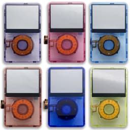 For iPod Classic Video 5th 5.5th Transparent Front Faceplate Housing Case Cover Clickwheel Center button key 30GB 60G 80G A1136