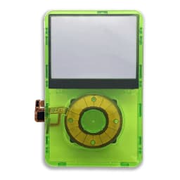 For iPod Classic Video 5th 5.5th Transparent Front Faceplate Housing Case Cover Clickwheel Center button key 30GB 60G 80G A1136