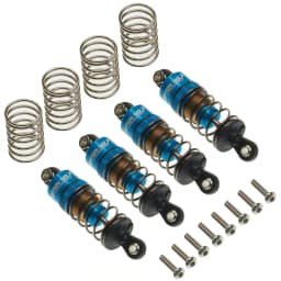 Aluminum Oil Filled Shock Absorbers Kit for Tamiya TT-01 TT-02 WR-02 M05 M06 TA05 1:10 On Road Car Upgrades Replace Parts