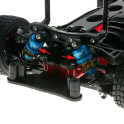 Aluminum Oil Filled Shock Absorbers Kit for Tamiya TT-01 TT-02 WR-02 M05 M06 TA05 1:10 On Road Car Upgrades Replace Parts
