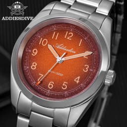 ADDIESDIVE 2026 New 36mm Men's Luxury Quartz Watch Sapphire Crystal 100m Water Resistance Super Luminous Stainless Steel Watch