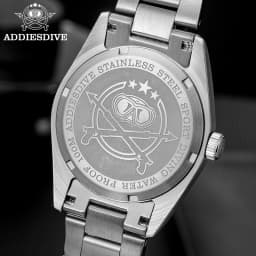 ADDIESDIVE 2026 New 36mm Men's Luxury Quartz Watch Sapphire Crystal 100m Water Resistance Super Luminous Stainless Steel Watch