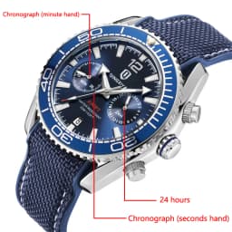QINGXIYA Brand Luxury Multifunctional Quartz Watch Men Silicone Strap Waterproof Luminous Chronograph Watches Mens Sports Watch