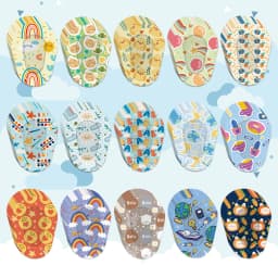 NEW 90PCS Kids Eye Patch Cartoon Stickers, Amblyopia Training Vision Aid, Adhesive Eye Cover for Adult Children Sight Care Pads