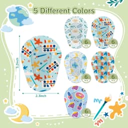NEW 90PCS Kids Eye Patch Cartoon Stickers, Amblyopia Training Vision Aid, Adhesive Eye Cover for Adult Children Sight Care Pads