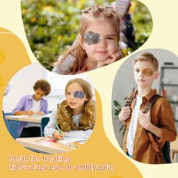 NEW 90PCS Kids Eye Patch Cartoon Stickers, Amblyopia Training Vision Aid, Adhesive Eye Cover for Adult Children Sight Care Pads