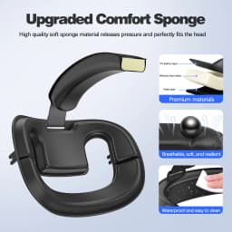 Adjustable Head Strap Mount for DJI Action 6/5Pro/4/3, Osmo Nano/360, Insta360 X5, Phone - POV Camera Holder for Outdoor Sports