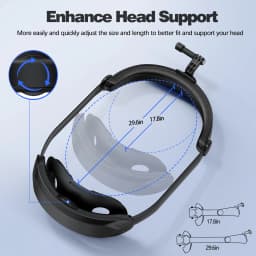 Adjustable Head Strap Mount for DJI Action 6/5Pro/4/3, Osmo Nano/360, Insta360 X5, Phone - POV Camera Holder for Outdoor Sports
