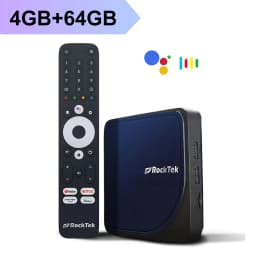 RockTek G2 NEXT S905X5M-J Google TV BOX Netflix Google Certified G2 Amlogic S905X4-K 4G 64G Support DTS Dolby Audio Dolby Vision