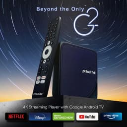 RockTek G2 NEXT S905X5M-J Google TV BOX Netflix Google Certified G2 Amlogic S905X4-K 4G 64G Support DTS Dolby Audio Dolby Vision
