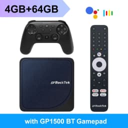 RockTek G2 NEXT S905X5M-J Google TV BOX Netflix Google Certified G2 Amlogic S905X4-K 4G 64G Support DTS Dolby Audio Dolby Vision