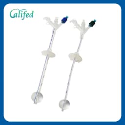 Califed Silicone Gastrostomy Tube Multi Functional Connector X-Ray Medical PEG Tube With Balloon Gastrostomy Surgical Equipment