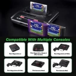 New 4000 In 1 Game Cartridge For Mega Drive MD Game Cassette With 8GB TF Card For Genesis Retro Game Console