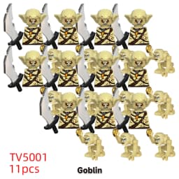 11pcs Medieval Elf Rohan Soldiers Guard Army Lotr Action Dolls Mini Building Blocks Assembly Building Blocks MOC Children's Gift