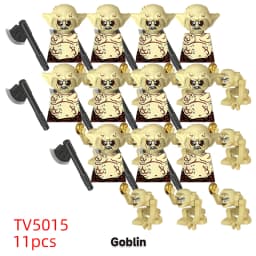 11pcs Medieval Elf Rohan Soldiers Guard Army Lotr Action Dolls Mini Building Blocks Assembly Building Blocks MOC Children's Gift
