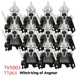 11pcs Medieval Elf Rohan Soldiers Guard Army Lotr Action Dolls Mini Building Blocks Assembly Building Blocks MOC Children's Gift