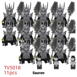 11pcs Medieval Elf Rohan Soldiers Guard Army Lotr Action Dolls Mini Building Blocks Assembly Building Blocks MOC Children's Gift