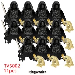 11pcs Medieval Elf Rohan Soldiers Guard Army Lotr Action Dolls Mini Building Blocks Assembly Building Blocks MOC Children's Gift