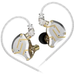 KZ ZS10 Pro Metal Headset 4BA+1DD Hybrid 10 drivers HIFI Bass Earbuds In Ear Monitor Headphones Sport Noise Cancelling Earphones