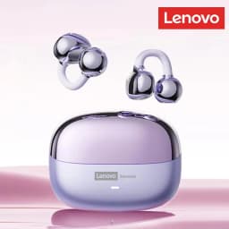 Choice Lenovo LE302 OWS Ear Clip Earphones Wireless Bluetooth 6.0 Headset HD Call Earbuds Low Latency Gaming Headphones New