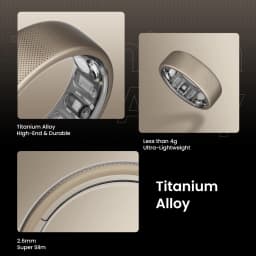 100% New Amazfit Helio Ring 30m Freediving Support Mud-resistant Design Route Navigation 2.6mm Super Slim Readiness