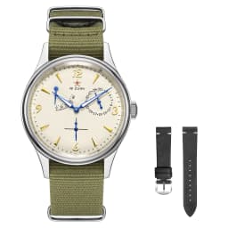 Seagull Mens 1963 Pilot Watch 40mm ST1780 Automatic Mechanical Movement Sapphire Crystal Retro Style Water Resistant 50m