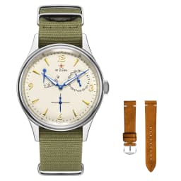 Seagull Mens 1963 Pilot Watch 40mm ST1780 Automatic Mechanical Movement Sapphire Crystal Retro Style Water Resistant 50m