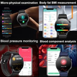 2026 New Smart Watch NFC ECG+PPG Blood oxygen Uric Acid Blood Pressure Sapphire Smartwatch Men For Android iOS Smart watch men