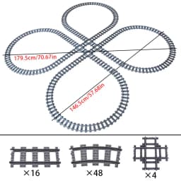 MOC Compatible With LEGO Train Track Combination Scene Building Blocks DIY Cross Track Railroad Flexible Bricks Toys Rail Car