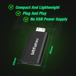 Bitfunx RGBS VGA To HDMI-Compatible Adapter DC to HDTV Converter For All SEGA Dreamcast Consoles