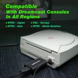 Bitfunx RGBS VGA To HDMI-Compatible Adapter DC to HDTV Converter For All SEGA Dreamcast Consoles