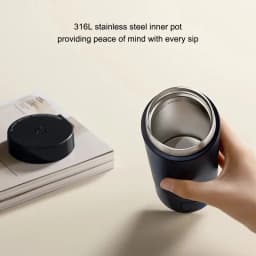 NEW MIJIA Portable Electric Kettle 2 Thermos Cup Fast Water Boiler 350ml Smart Temperature Insulated Kettle Travel 110V-240V